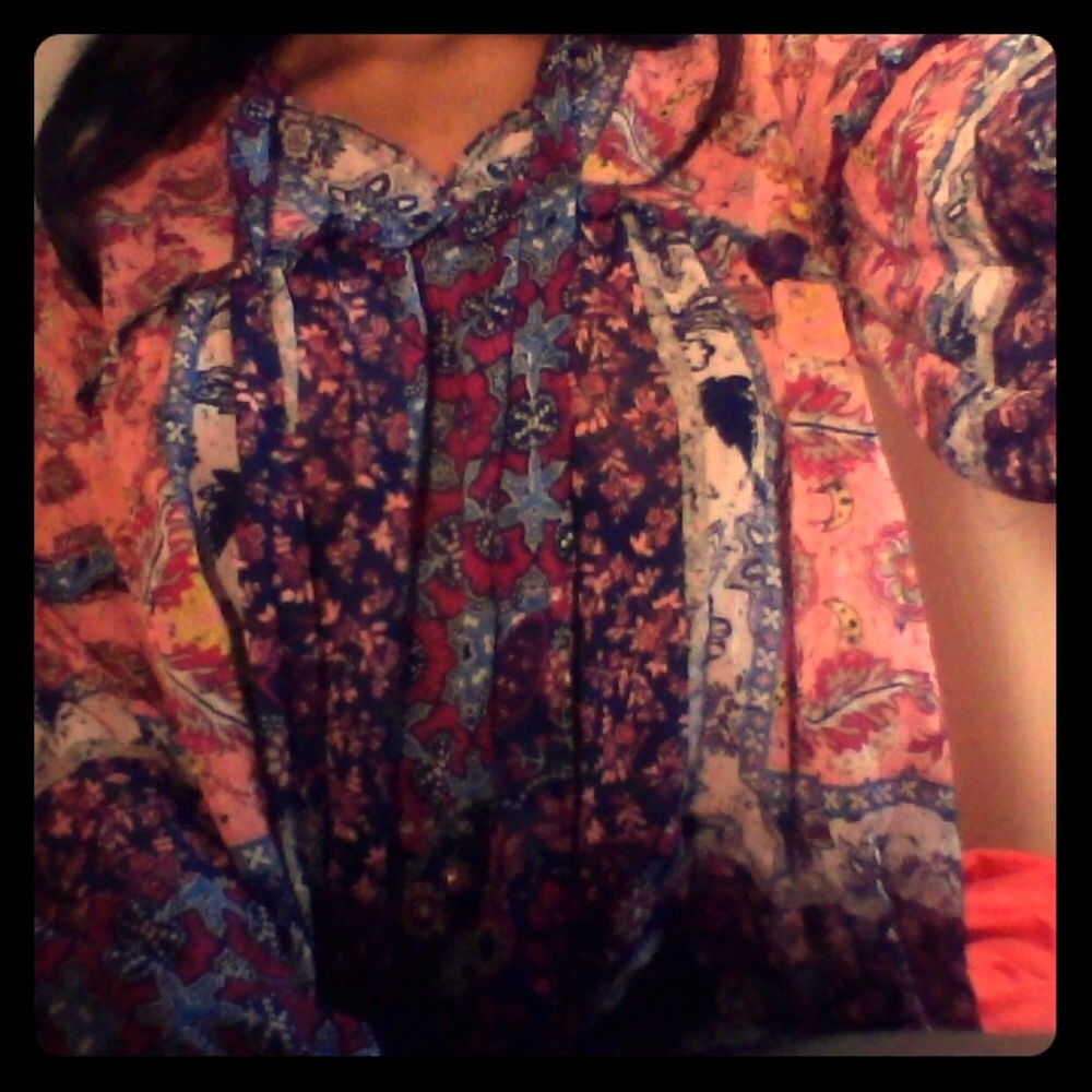 Floral Long Sleeve NWOT